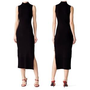 Nicholas Compact Column Slit Knit Sleeveless Dress